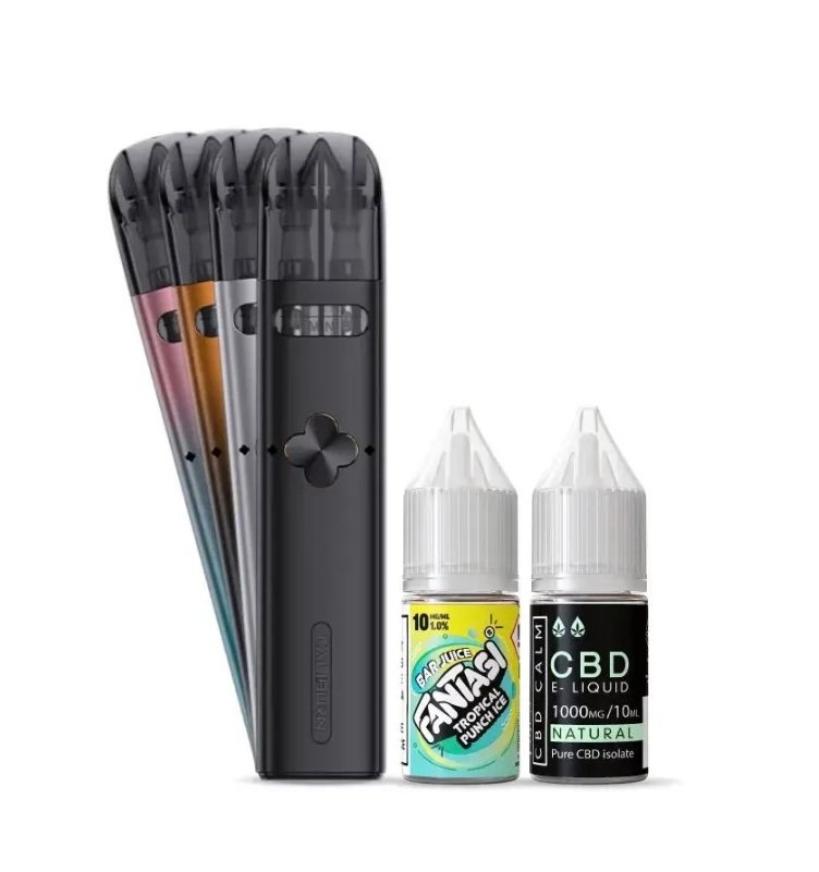 Vape Joint CBD & Bar Juice Vape Pack with Caliburn Explorer