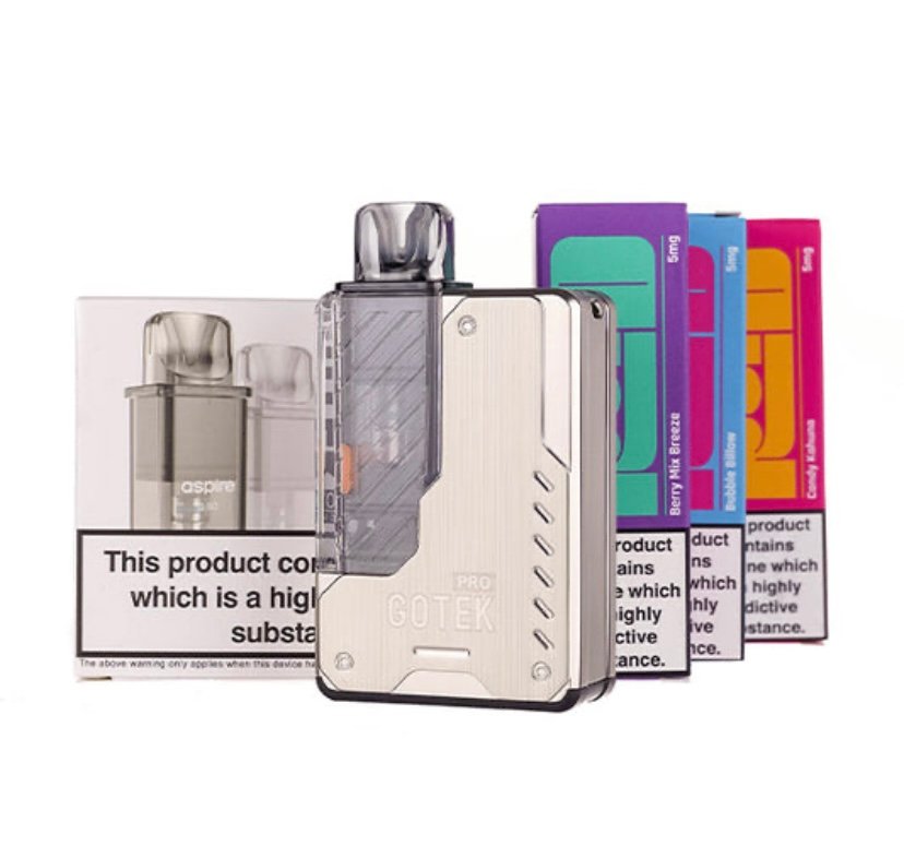 Vape Joint Aspire GoTek Pro Pod Kit Bundle