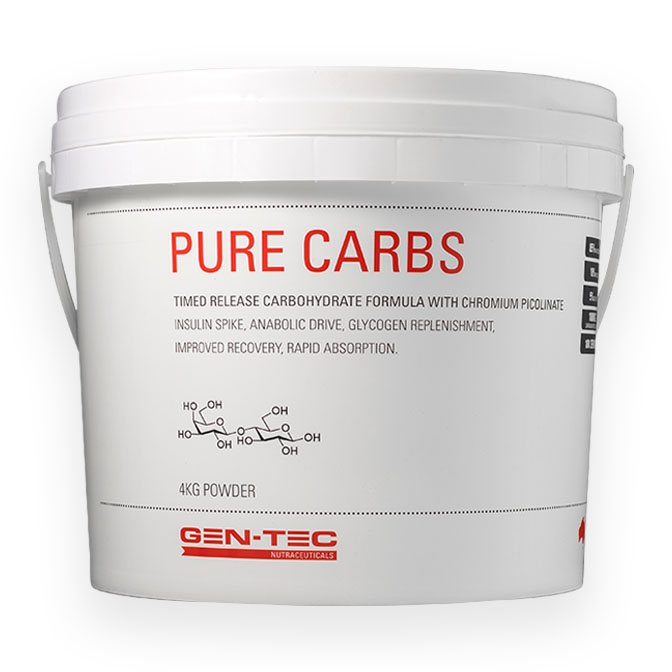 Pure Pure Carbs by Gen-Tec 4kg Unflavoured