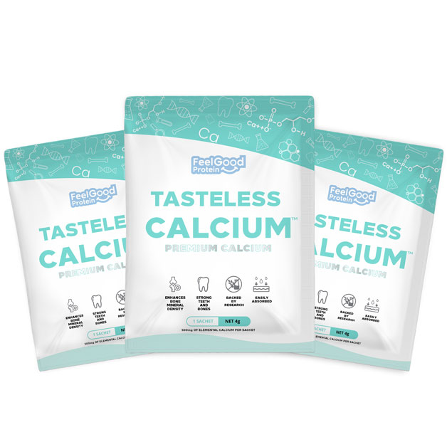 Tasteless Tasteless Calcium by Feel Good Protein – 3-Serve Pack
