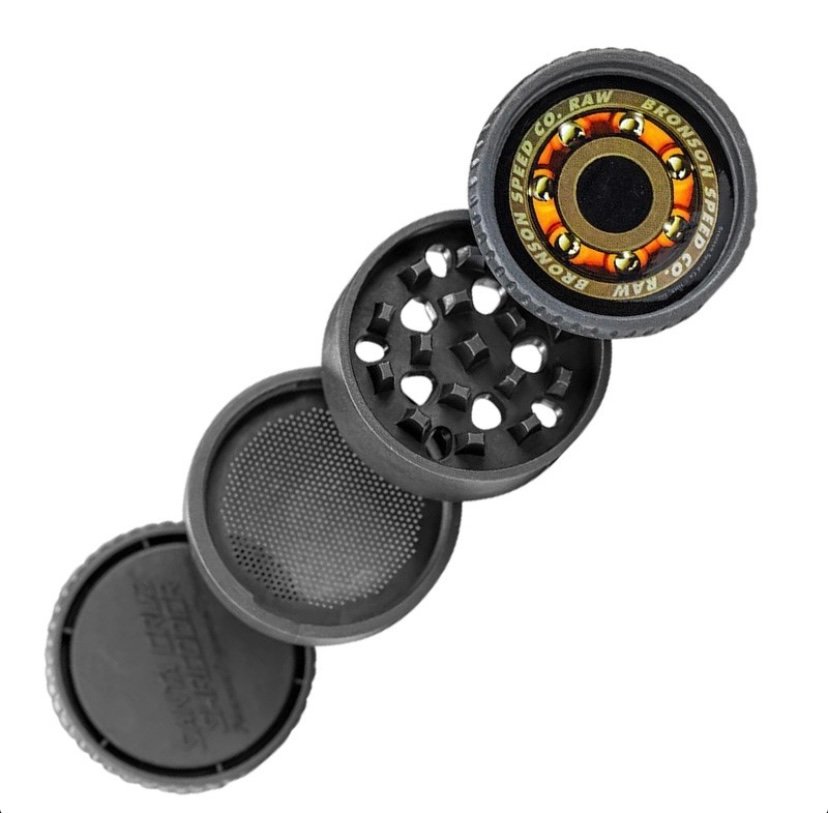 Santa Cruz Shredder Bronson X SCS Hemp Grinder 4 PCS - Image 2