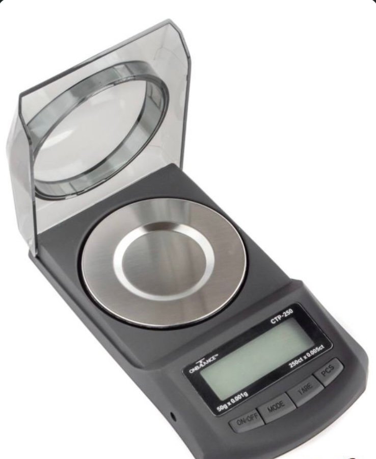 CTP-250 ON BALANCE PRECISION 50G X 0.001G DIGITAL SCALES
