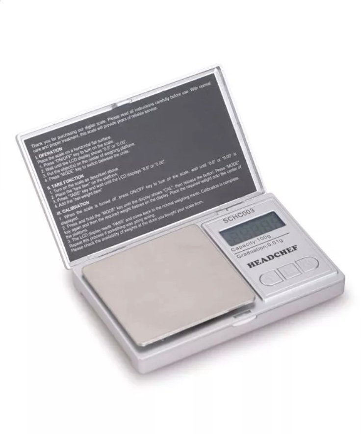 HC003 HEADCHEF DIGITAL SCALE 100G X 0.01G