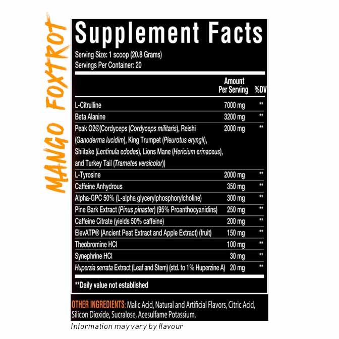 Castle Bravo Pre-Workout by Merica Labz 20 Serves - Image 5
