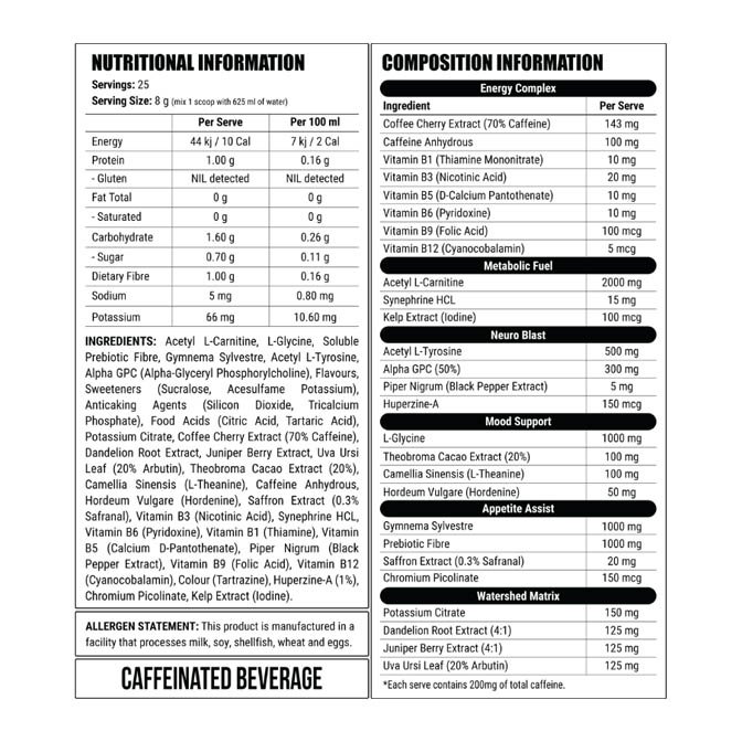 Deficit Clinical Fat Burner 50 serves by Faction Labs - Image 2