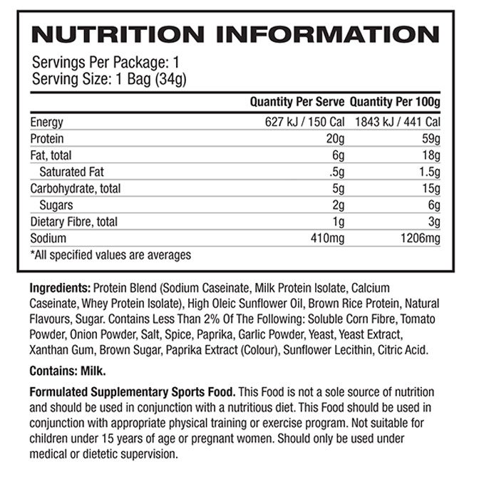 Popped Protein Chips 34g by Legendary Foods - Image 2
