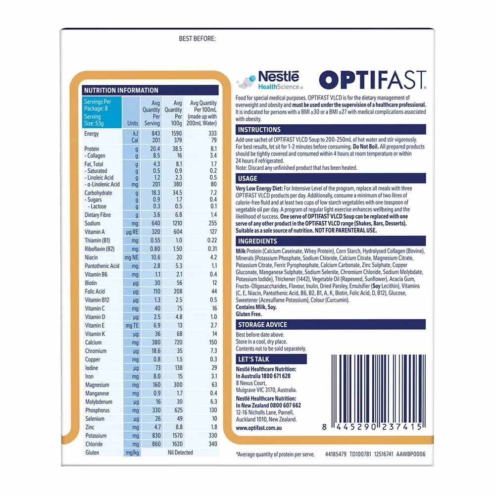 VLCD – Nestle Optifast Soup - Image 2