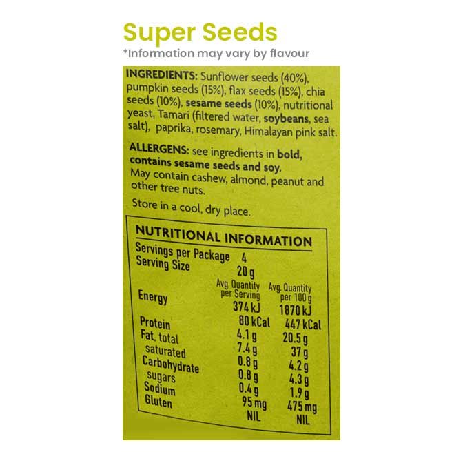 Pimp My Snack – Snacking Seeds 80g by Extraordinary Foods - Image 2