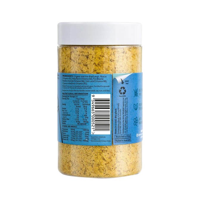 Pimp My Salad Organic Nutritional Yeast Flakes 95g by Extraordinary Foods - Image 2